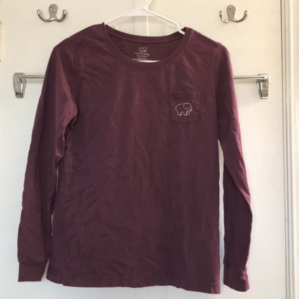 Long sleeve maroon shirt!